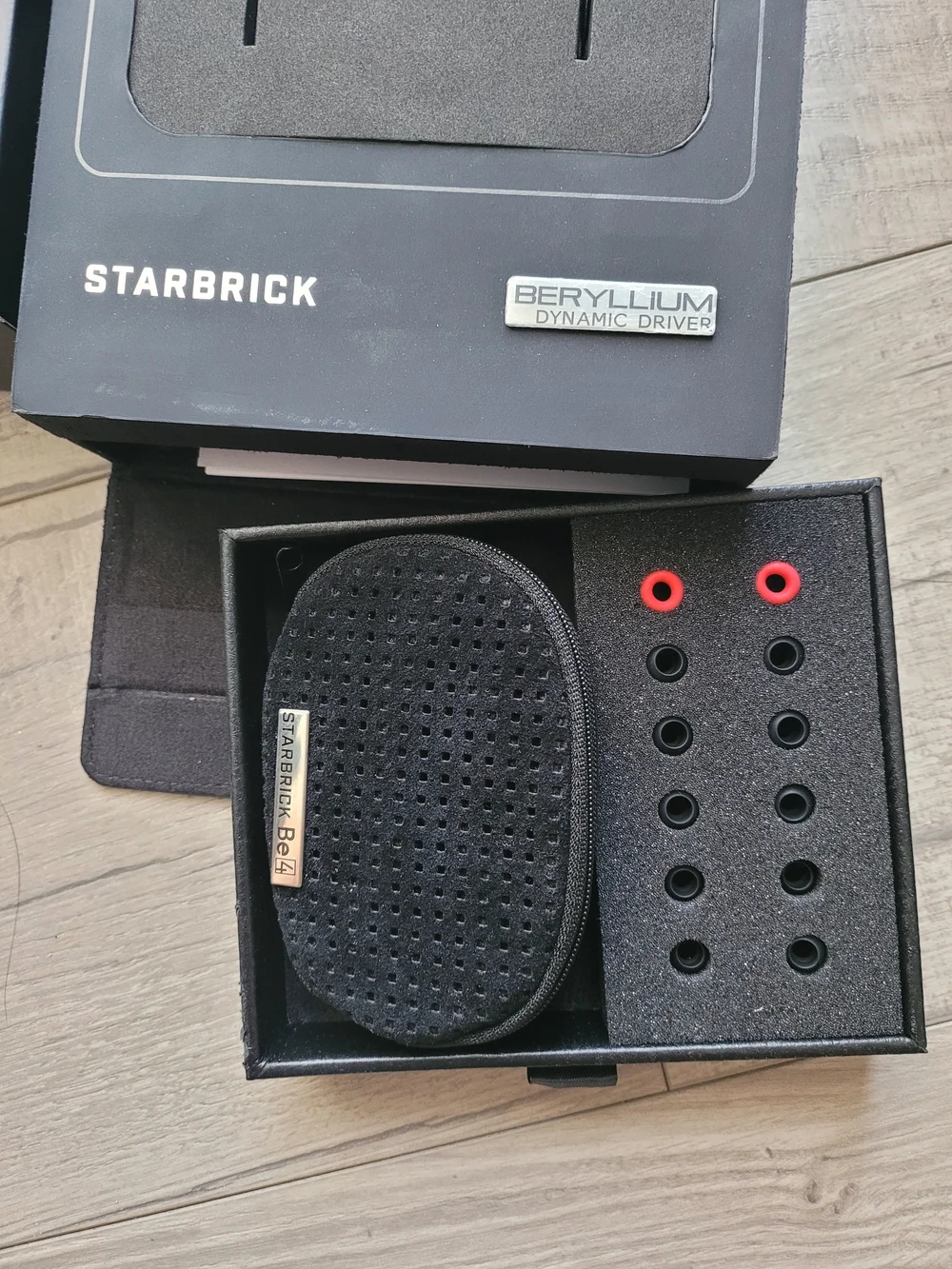 Be4 Black In-Ear Headset with Carry Case
